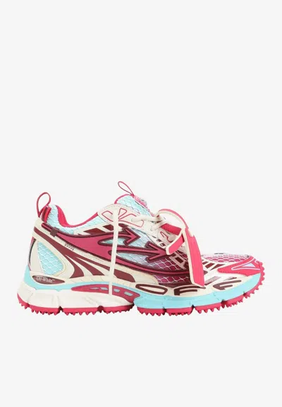Off-white Be Right Back Nylon And Mesh Sneakers In Multi