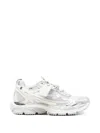 Off-white Grey Contemporary Mesh Upper Sneakers In Multi