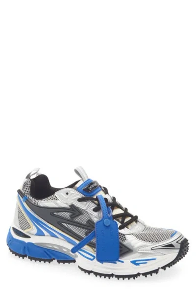 Off-white Grey Be Right Back Chunky Mesh Sneakers In Multi