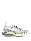 Off-white Multicolor Polyester Athletic Sneakers In White
