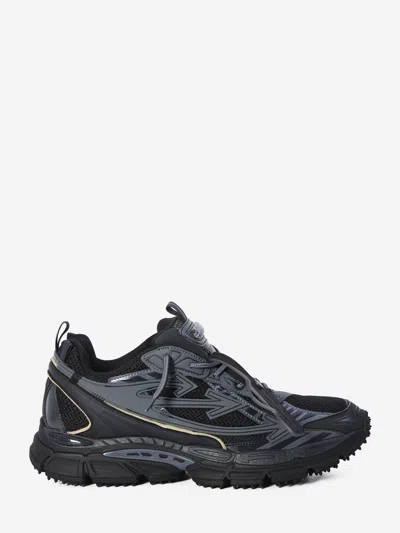 Off-white Be Right Back Panel Sneakers Pull Tab In Black
