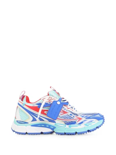 Off-white Fiery Red Cobalt Blue M-be Right Back Net Sneakers