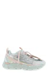 Off-white Layered Technical Mesh Sneakers In Blue