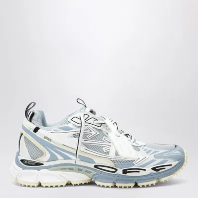OFF-WHITE BE RIGHT BACK SNEAKERS IN GREY/LIGHT BLUE