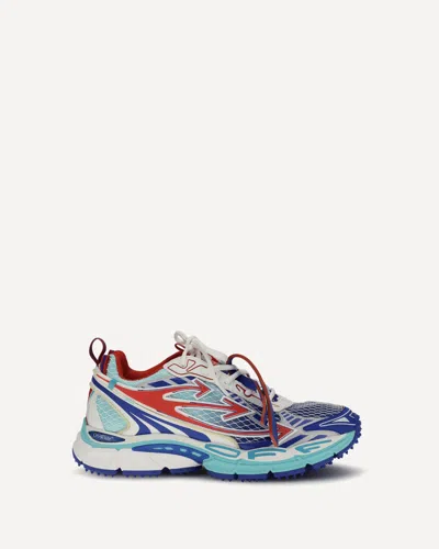 Off-white Be Right Back Fishnet Lace-up Sneakers In Multi