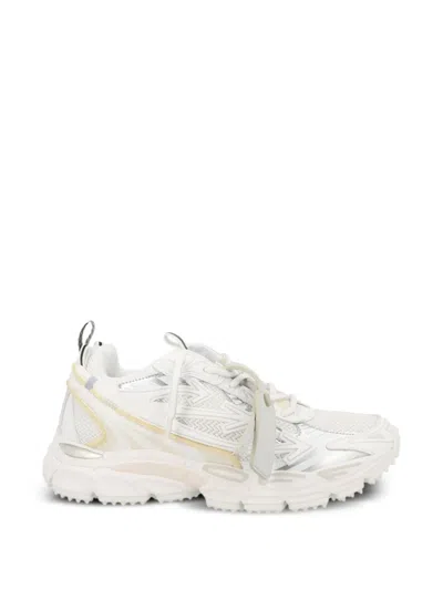 Off-white Be Right Back Nylon And Mesh Sneakers In White
