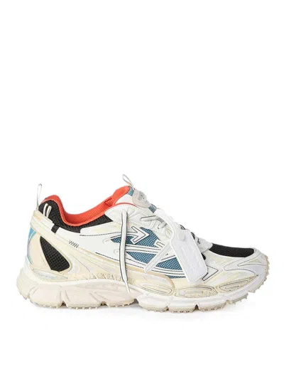 Off-white Be Right Back Worn-out Effect Sneakers In Animal Print