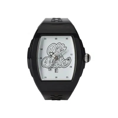 Pre-owned Off-white Beat Synthetic Watch 'black' | Men's Size Onesize