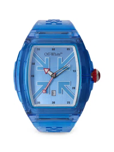 Off-white Beat Tonneau 51,5mm Watch In Blue