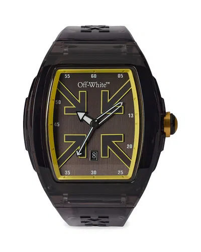 Off-white Beat Watch, 45mm X 52mm In Black