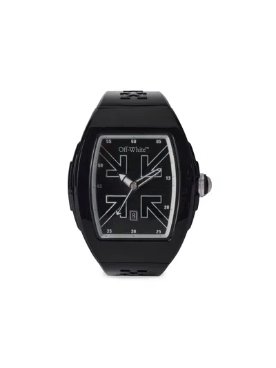 Off-white Beat Watch In Black