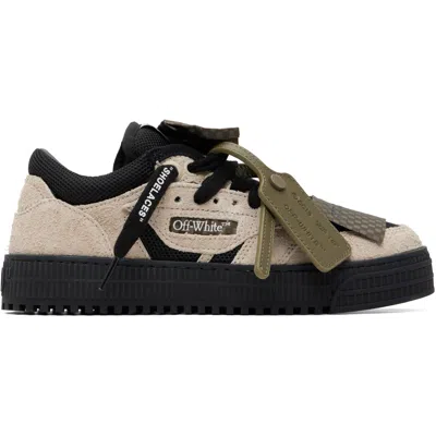 Off-white ベージュ＆カーキ Low Top 3.0 Off Court スニーカー In Neutral