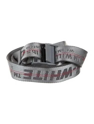 Pre-owned Off-white Belt In Gray