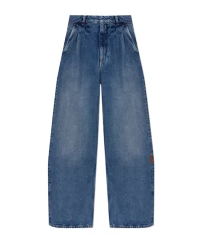 Off-white Belt Loop Jeans In Blue