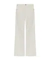 Off-white Belt Loop Jeans In White