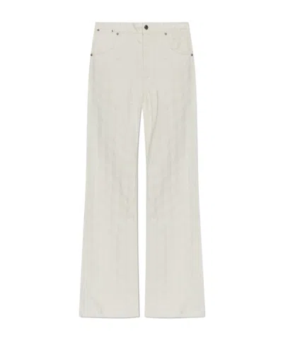Off-white Belt Loop Jeans In White