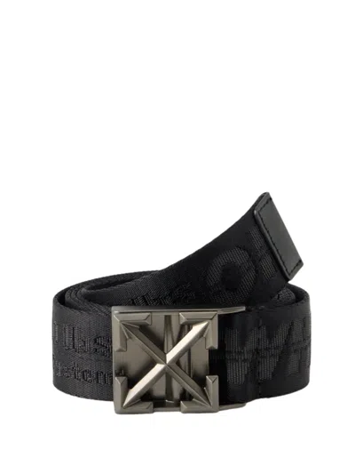 Off-white Belt Tape Arrow "tape Belt Arrow" 35mm In Yellow