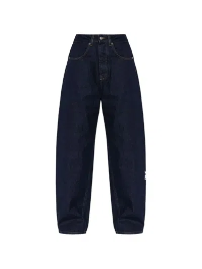 Off-white Belt-loops Jeans In Blue