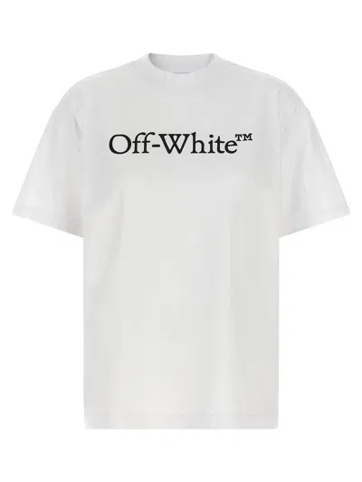Off-white White Cotton T-shirts Big Logo