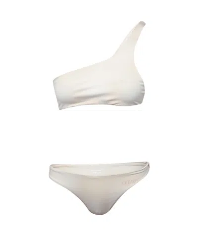 Off-white Bikini Set In White