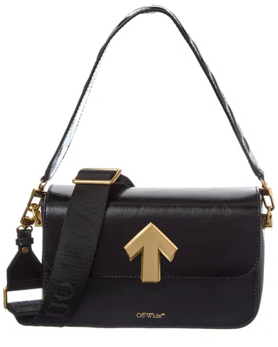 Off-white ™ Binder Medium Leather Clutch In Black