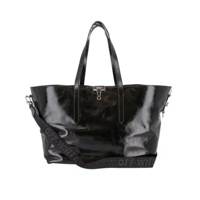 Off-white Binder Tote In Black