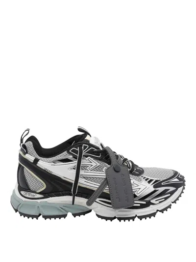 Off-white Black And Grey Ow Be Right Back Sneakers
