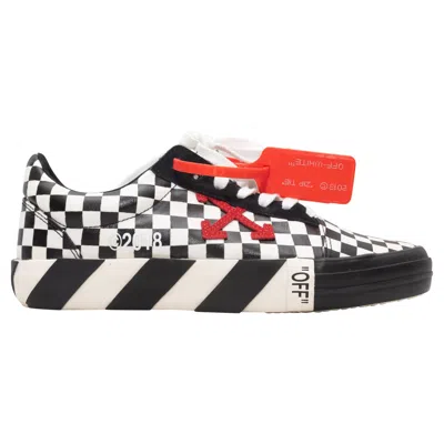Pre-owned Off-white Black & White  Checkerboard Low-top Sneakers Size 38