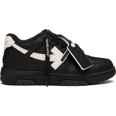 Off-white Black & White 'out Of Office' Sneakers In Black/white