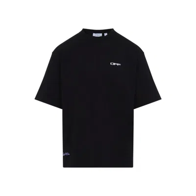 Off-white Black Archigeograpgy Arrow Skate T-shirt In Gray