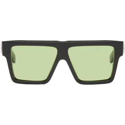 Off-white Black Berkeley Sunglasses In Green