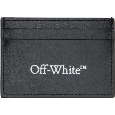 Off-white Black Bookish Card Holder