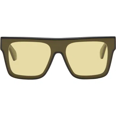 Off-white Black Columbus Sunglasses In Metallic