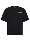 Off-white Off White Minimally Styled Short Sleeve T-shirt For Men In Black