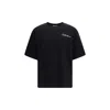 Off-white Off White Minimally Styled Short Sleeve T-shirt For Men In Black