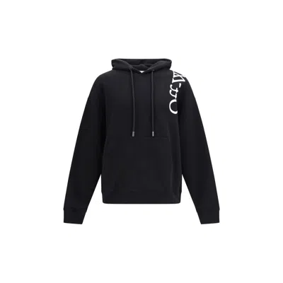 Off-white Black Cotton Sweatshirt