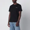Off-white Diagonal Logo Cotton Graphic T-shirt In Black