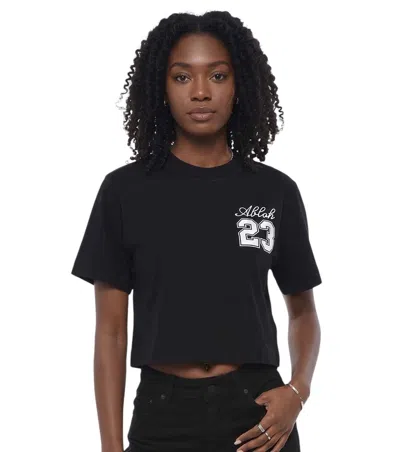 Off-white Black Cropped T-shirt