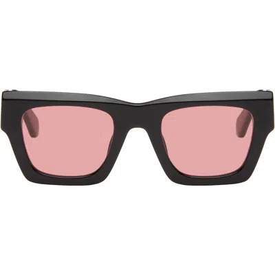 Off-white Black Davie Sunglasses In Pink