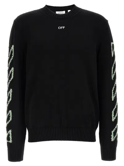 Off-white Sweater Men In Black