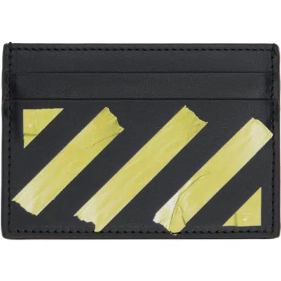 Off-white Black Diag Tape Card Holder