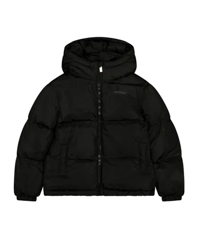 Off-white Black Hooded Puffer Jacket
