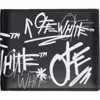 Off-white Logo-detail Bifold Wallet In Black