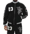 Off-white Black Logo Bomber Jacket In Black