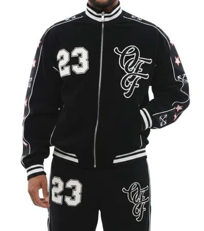 Off-white Black Logo Bomber Jacket