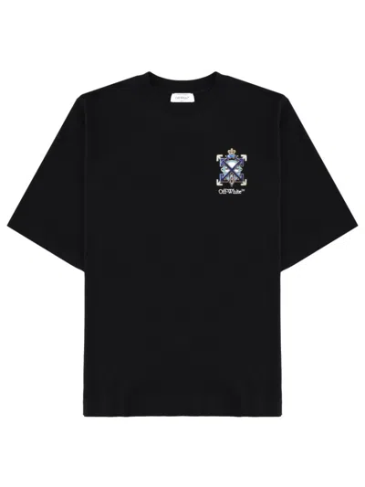 Off-white Jewelry Araldic Arrow Skate T-shirt In Black