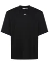 Off-white Black Cotton T-shirt In Black