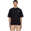 Off-white Off White Motif T-shirt In Black
