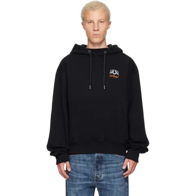 Off-white Black Off Line Regular Hoodie