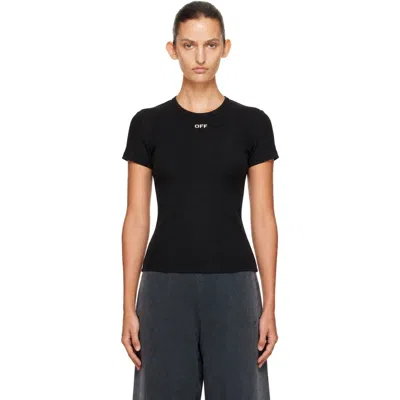 Off-white Black 'off' Stamp Basic T-shirt
